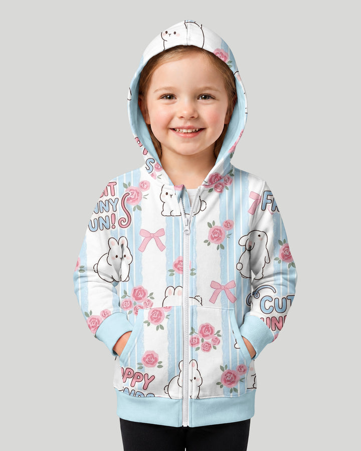 Hoppy Friends Bamboo Zip Hoodie