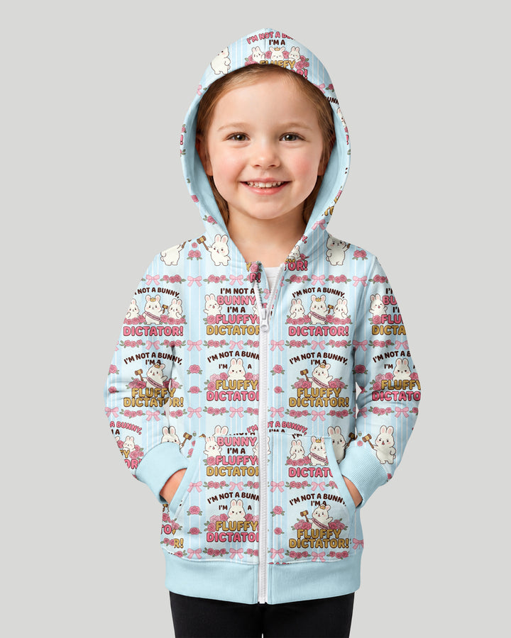 Bossy Bunny Bamboo Zip Hoodie