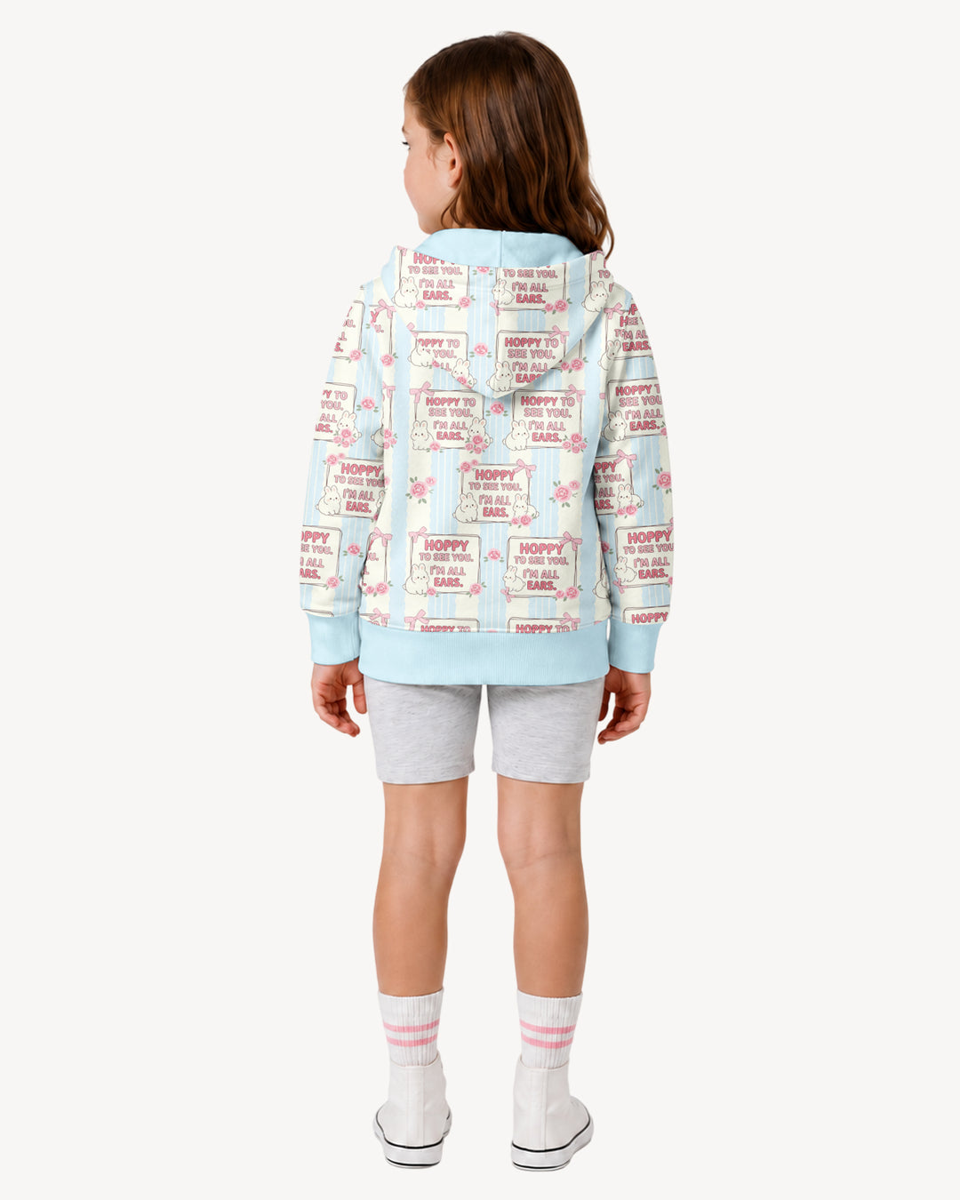 Hoppy To See You Bamboo Zip Hoodie