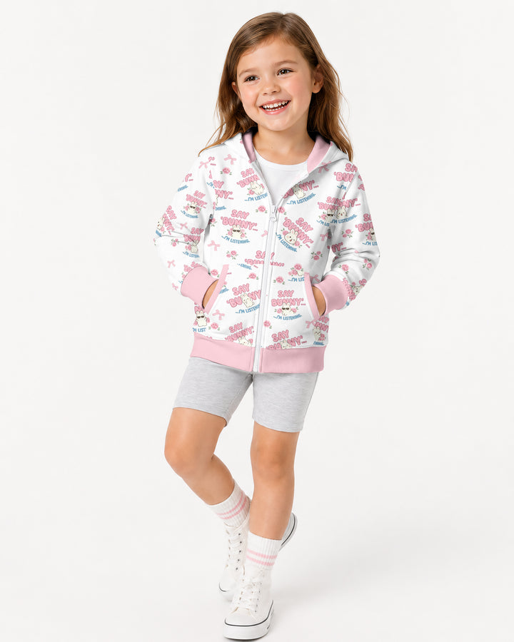 Bunny Radio Bamboo Zip Hoodie