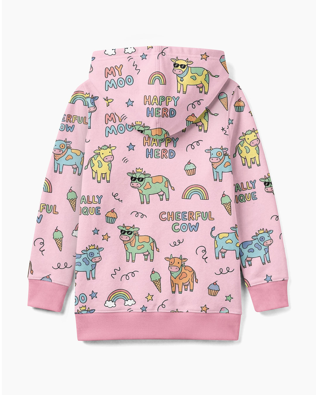 Not Your Ordinary Cow Bamboo Zip Hoodie