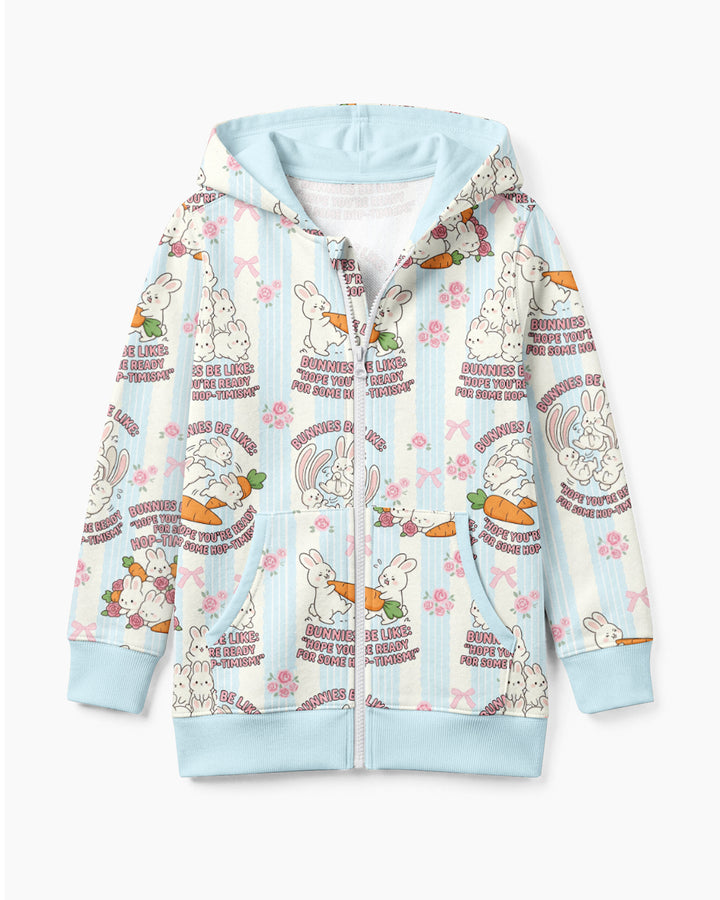 Hop-timism Bamboo Zip Hoodie