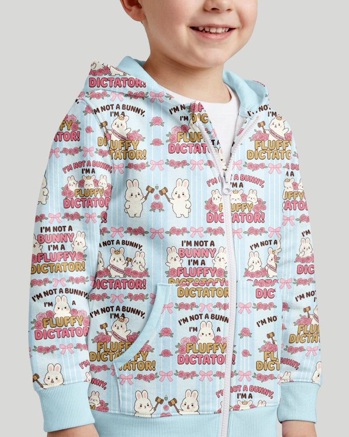 Bossy Bunny Bamboo Zip Hoodie
