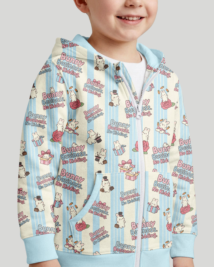 Boss Bunny Bamboo Zip Hoodie