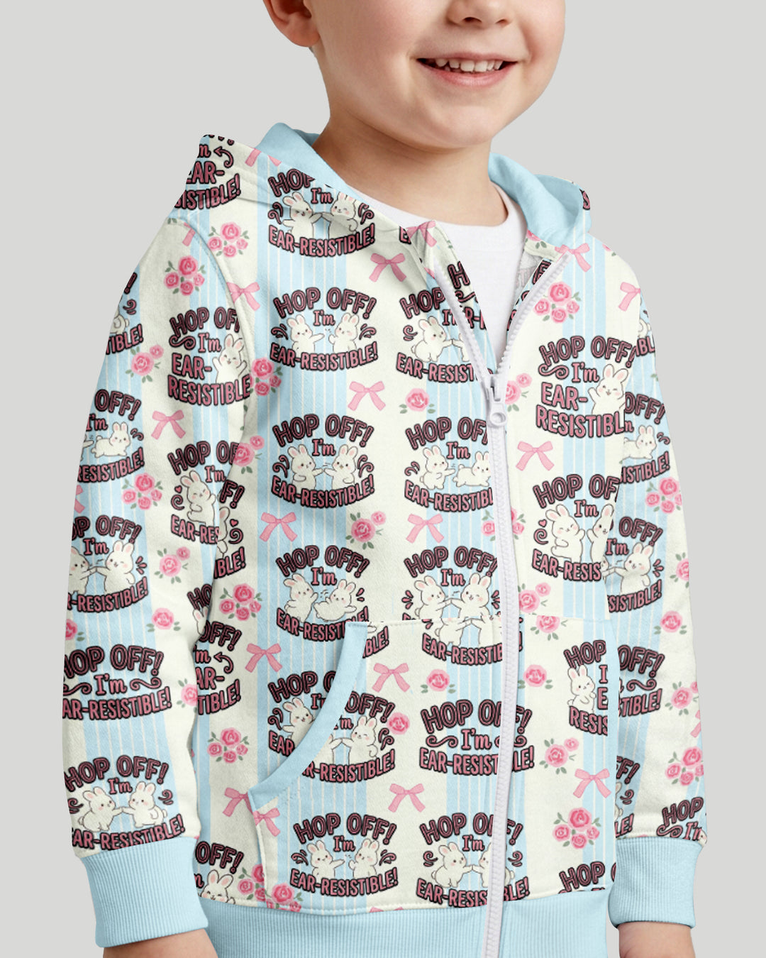 Bunny Besties Bamboo Zip Hoodie