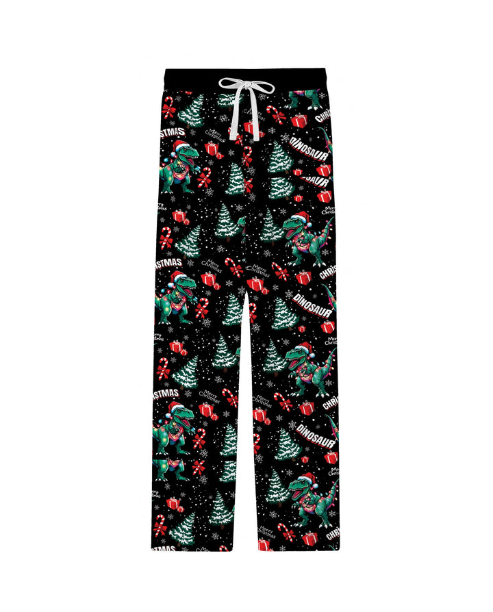 Dinosaur Raw Noel Bamboo Men's Pajama Set