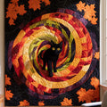 Halloween Autumn Shadows Bamboo Quilt Blanket
