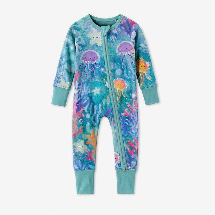 Happy Jellyfish Garden Bamboo Convertible Zippy