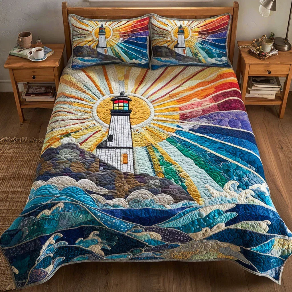 Harbor Glow Bamboo Quilt Bedding Set