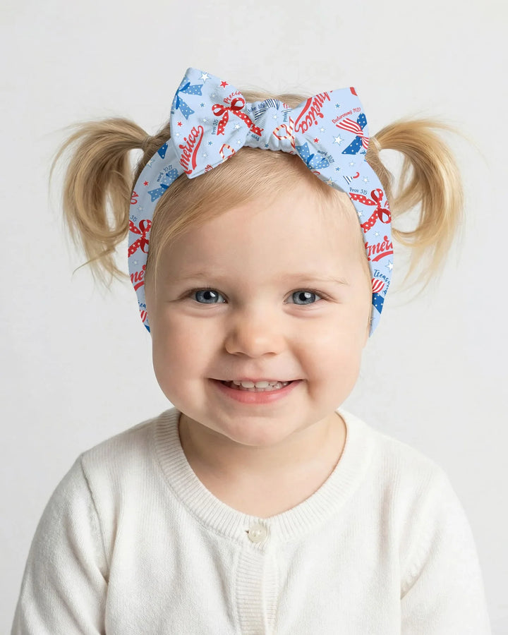 Girly Patriotic Headband