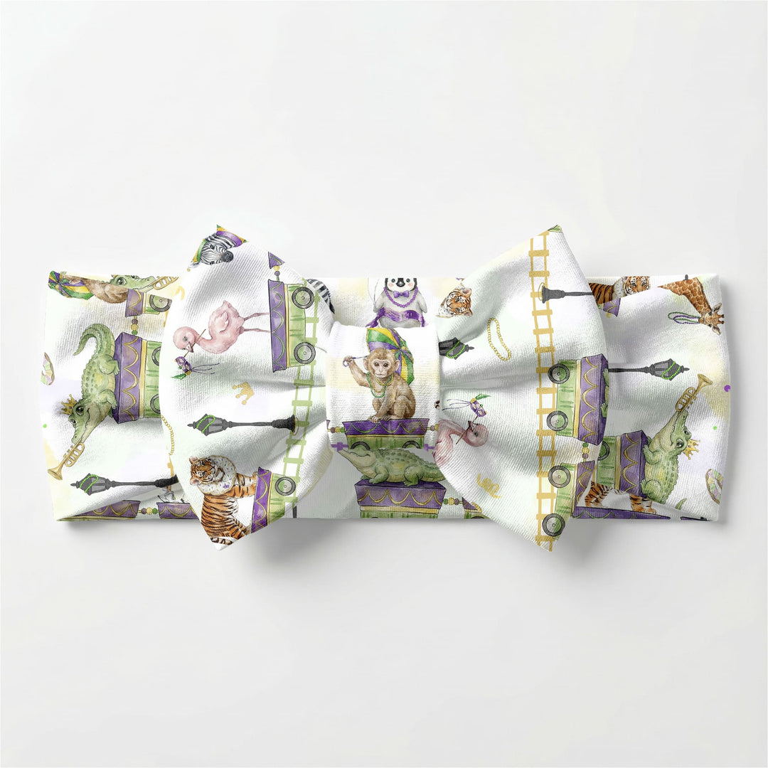 Mardi Gras Jungle Krewe Headband