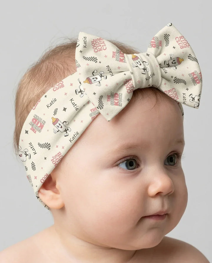 Custom Name Cool Club Daddy & Me Matching Headband