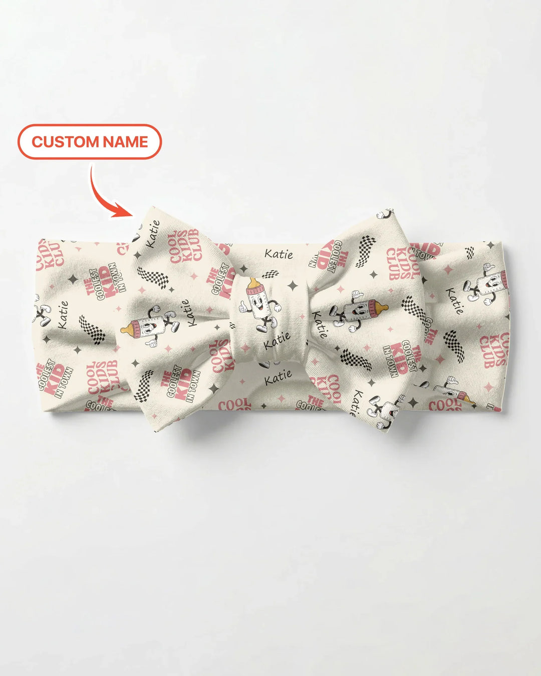 Custom Name Cool Club Daddy & Me Matching Headband