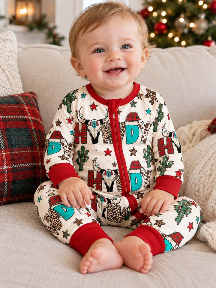 Howdy Western Christmas Bamboo Convertible Zippy