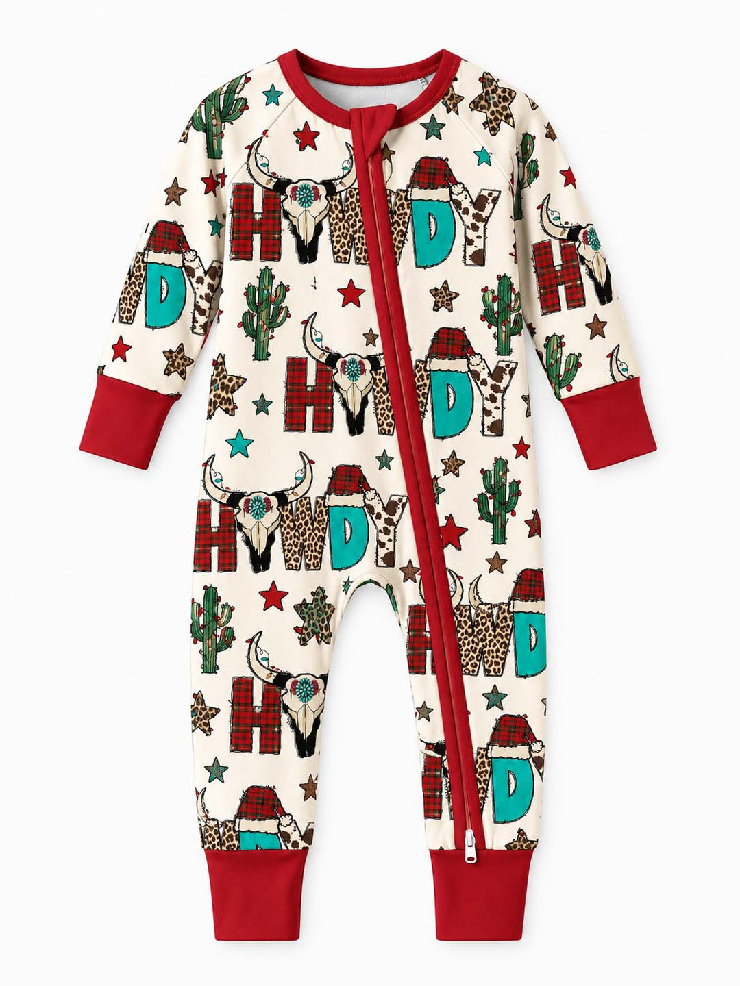Howdy Western Christmas Bamboo Convertible Zippy