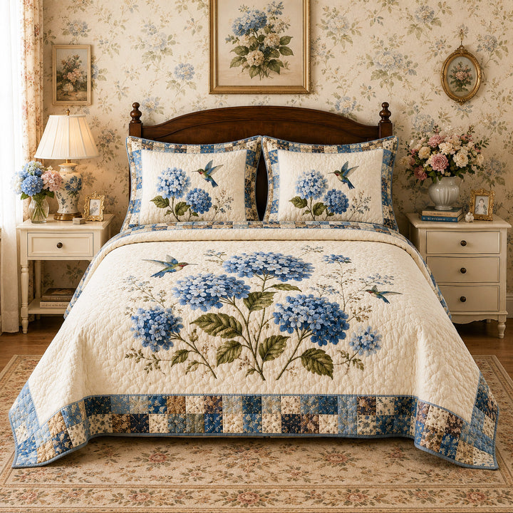 Humming Glow Bamboo Quilt Bedding Set