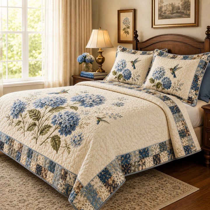 Humming Glow Bamboo Quilt Bedding Set