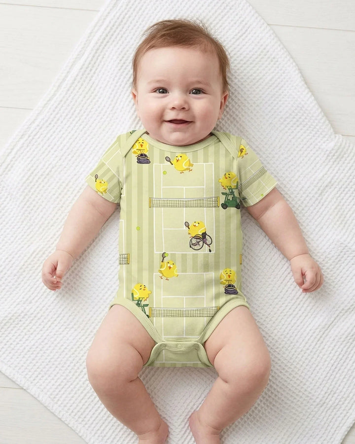 Gerippte Babykleidung mit individuellem Foto - Weich &amp; Skizzenhaft