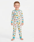 Cute Dinosaur Pun Bamboo Two Piece Long Sleeve Pajama Set