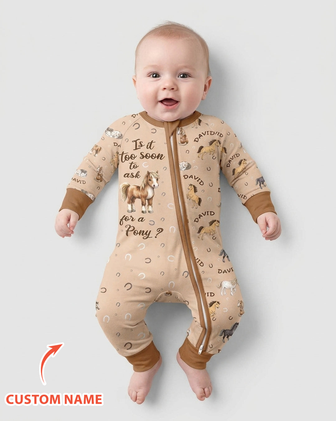 Custom Name Is It Too Soon to Ask for a Pony Bamboo Convertible Zippy