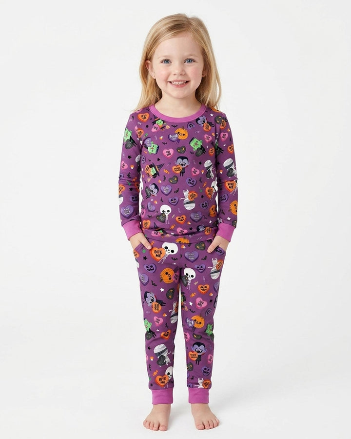 Boo Crew Monster Bamboo Two Piece Long Sleeve Pajama Set
