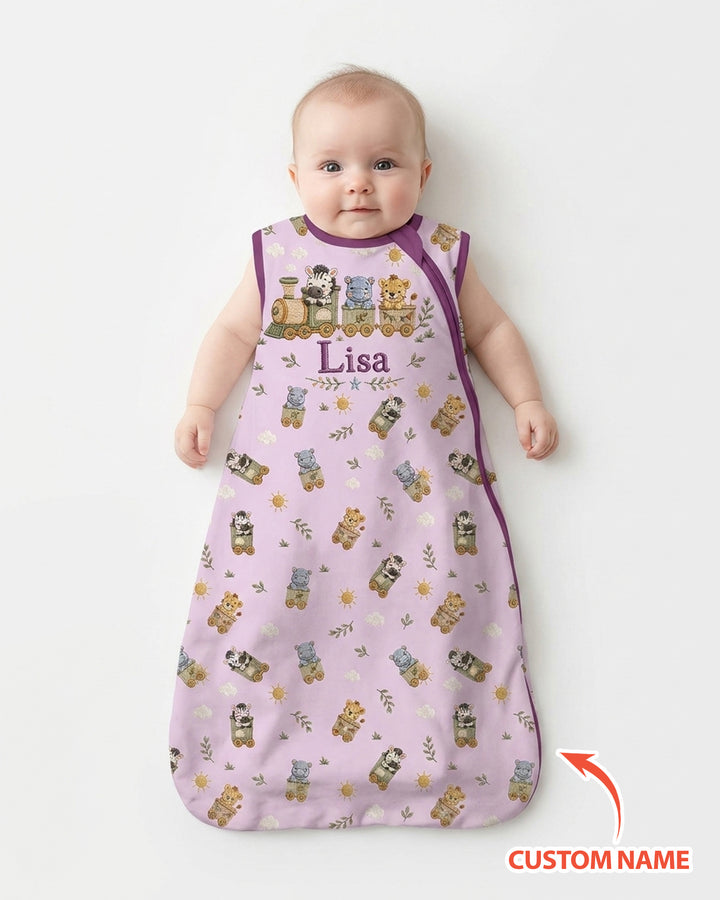 Cute Animal Train Bamboo Sleep Bag