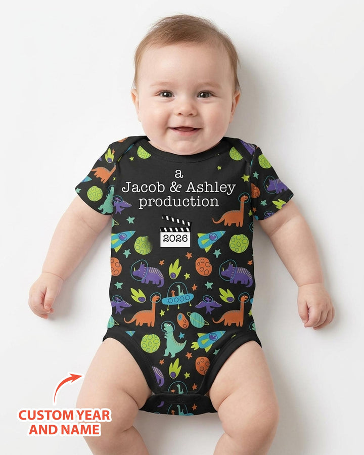 Baby Coming Soon Bamboo Bodysuit