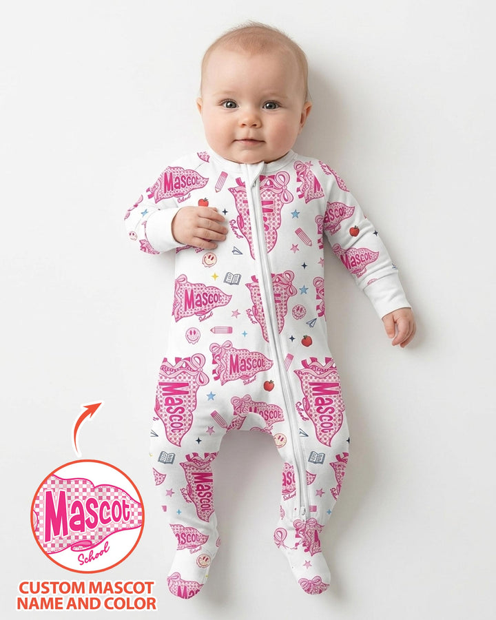 Custom Mascot School Name Bamboo Convertible Zippy
