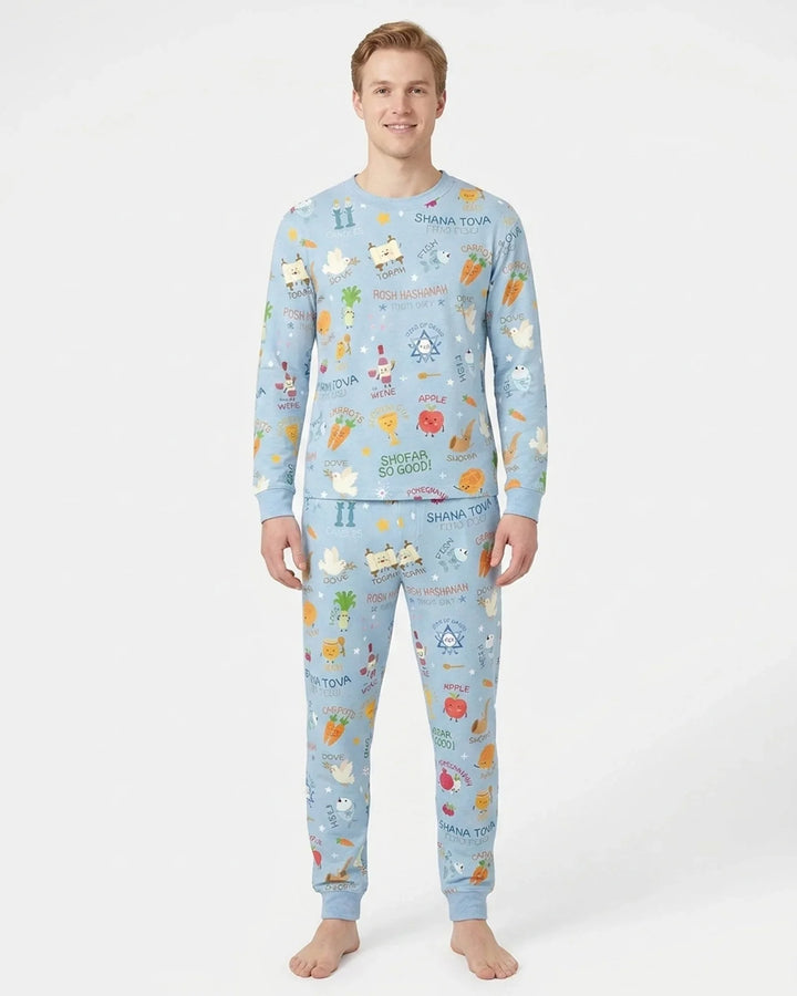 Family Rosh Hashanah Matching Bamboo Men's Pajama Set