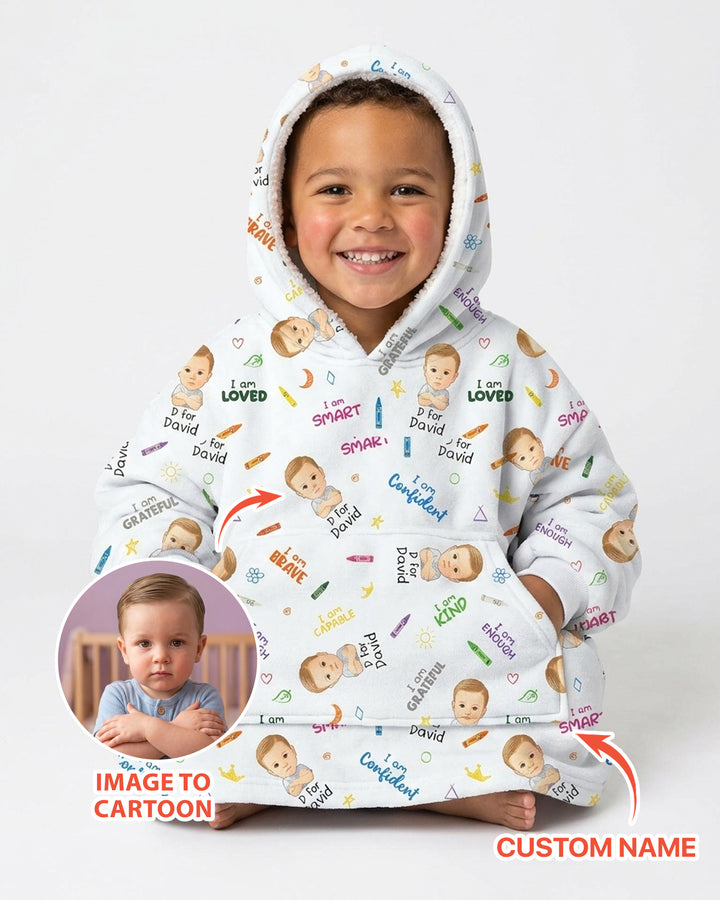 Benutzerdefinierter Bambus-Deckenhoodie (Vorlage)