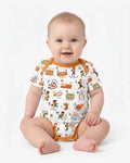 Basketball Alphabet Bamboo Bodysuit