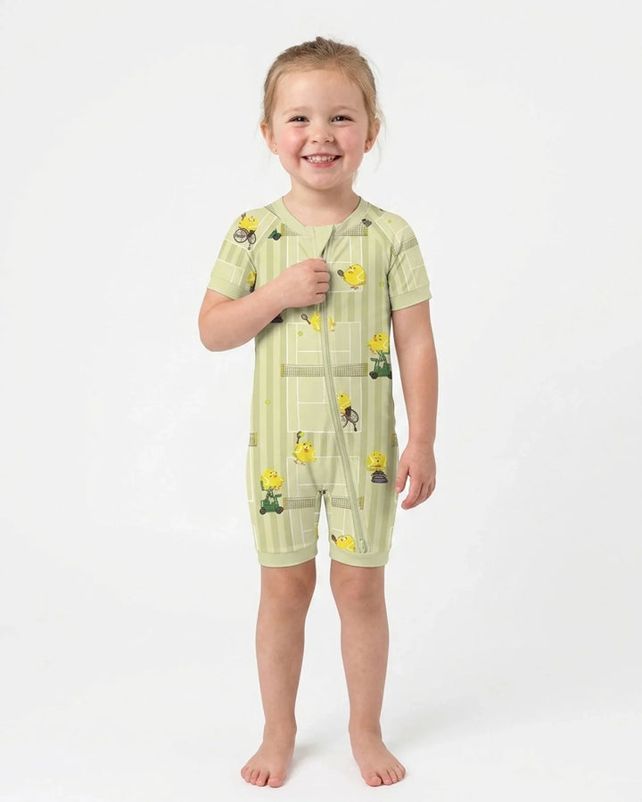 Tennis Bamboo Shorty Zippy
