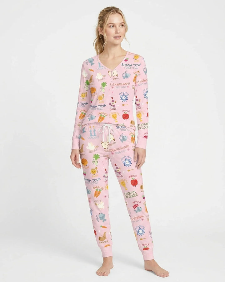 Vorlage Bambus Damen Pyjama Set