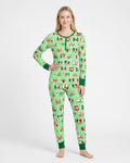 Soccer Game Day Go Team Mexico Family Matching Bamboo Women Pajama Set
