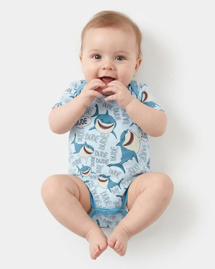 Gerippte Babykleidung mit individuellem Foto - Weich &amp; Skizzenhaft