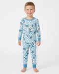 Dude Shark Bamboo Two Piece Long Sleeve Pajama Set