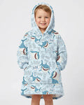 Dude Shark Bamboo Blanket Hoodie
