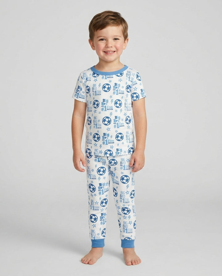 Zweiteiliges, kurzärmliges Pyjama-Set mit Marienkäfern
