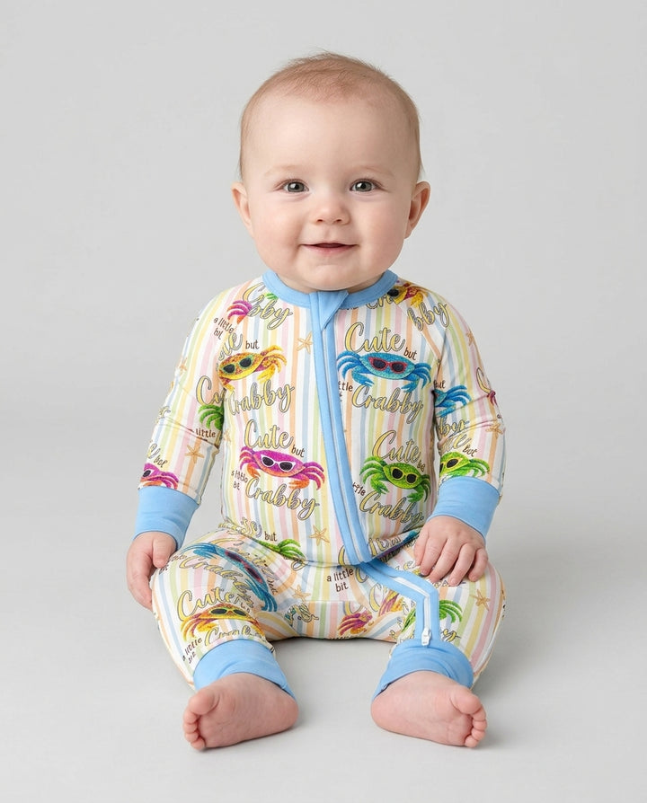 Gerippte Babykleidung mit individuellem Foto - Weich &amp; Skizzenhaft
