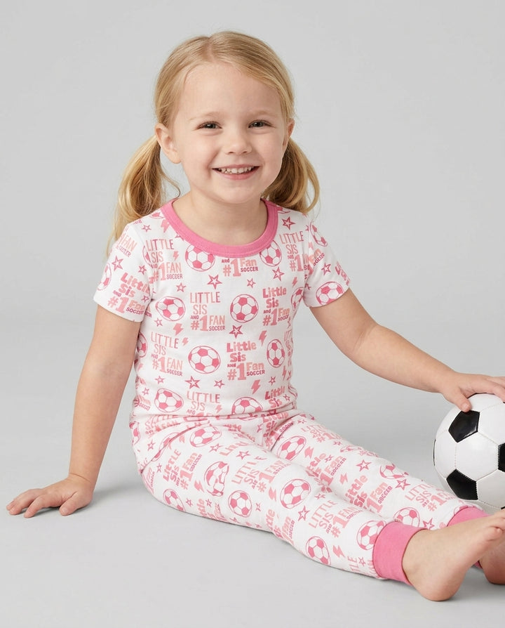 Zweiteiliges, kurzärmliges Pyjama-Set mit Marienkäfern