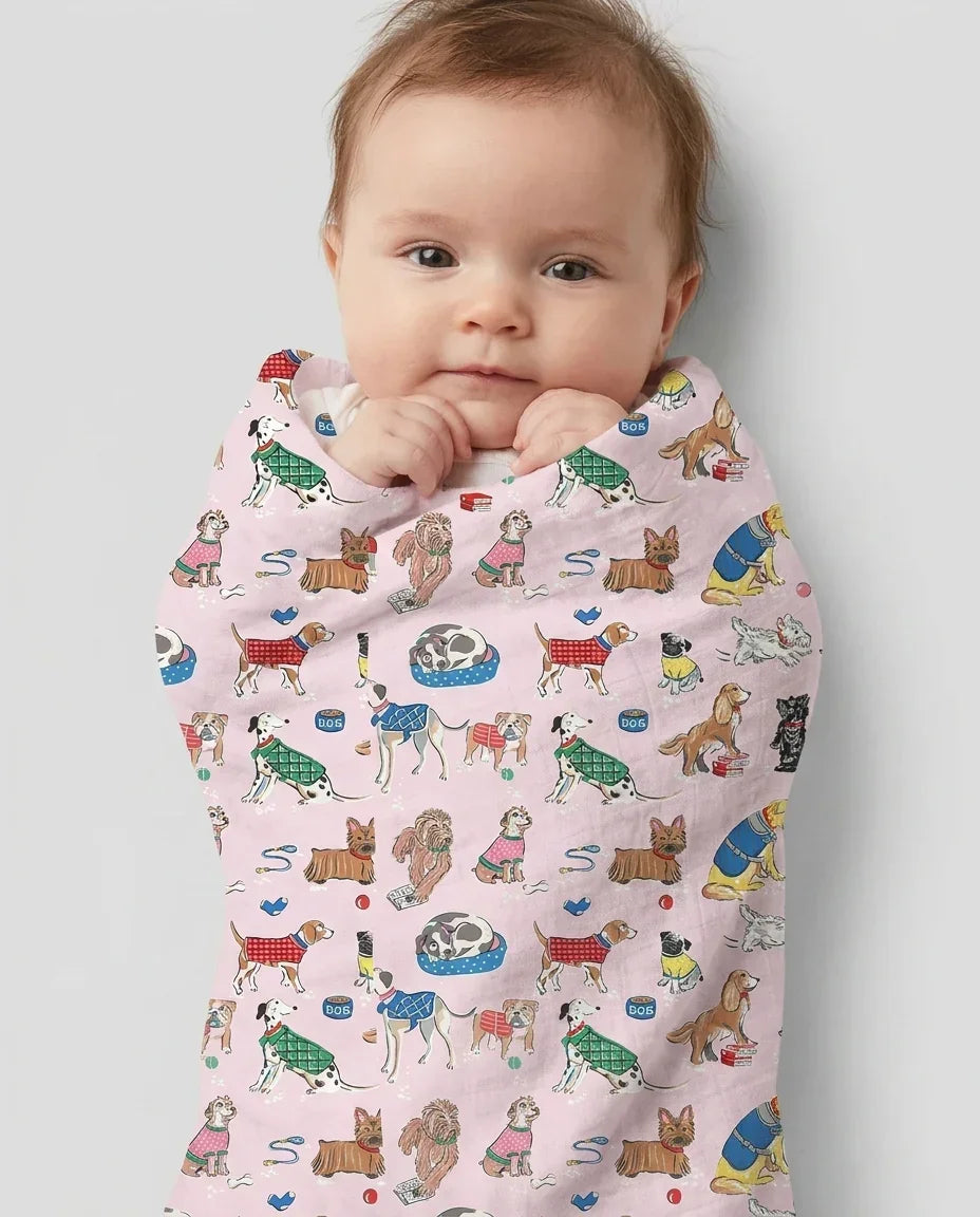 Best Bud Bark Family Matching swaddle blanket