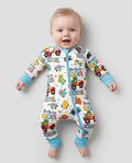 First Day of Preschool T-Rex Bamboo Convertible Zippy