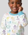 Dino Alphabet ABC Bamboo Crewneck Sweatshirt