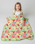 Sweet Summer Fruits Family Matching Bamboo Blanket