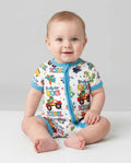 First Day of Preschool T-Rex Bamboo Shorty Zippy