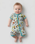 Funny Camper Family Matching Bamboo Shorty Zippy