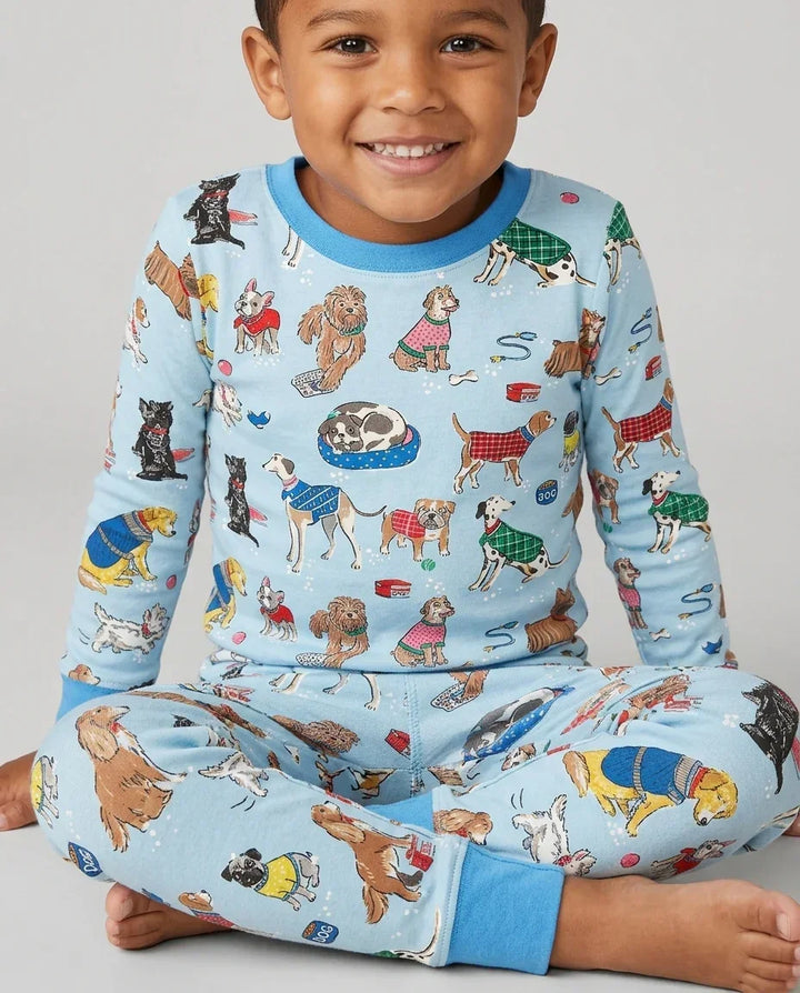 Best Bud Bark Family Matching Bamboo Two Piece Long Sleeve Pajama Set