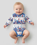Gerippte Babykleidung mit individuellem Foto - Weich &amp; Skizzenhaft
