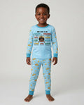 God Says I Am Afro  Boy  Bamboo Two Piece Long Sleeve Pajama Set