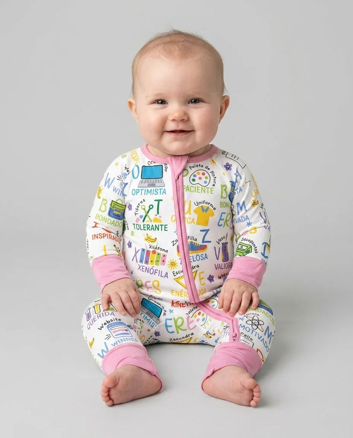 You Are Spanish Alphabet Version Bamboo Convertible Zippy